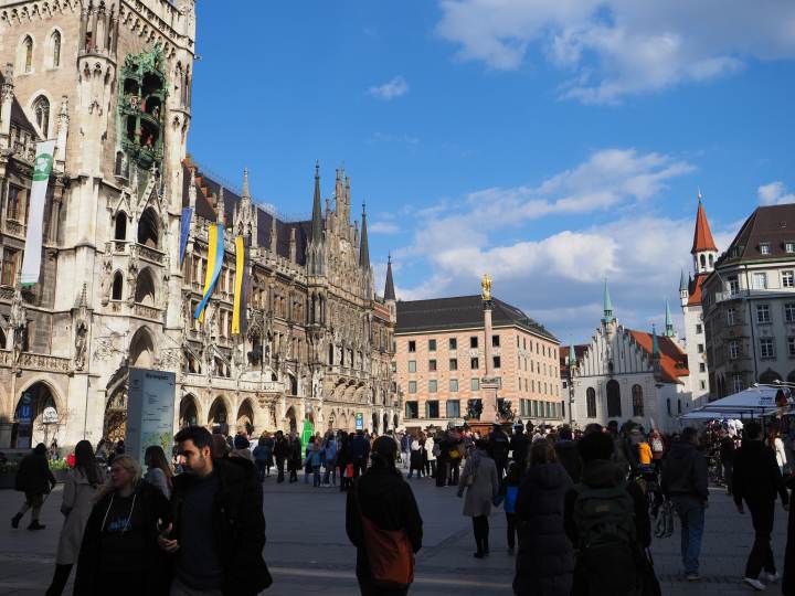 La piazza del Municipio di Monaco