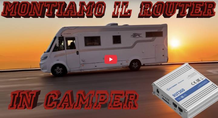 Montare il router wifi in camper