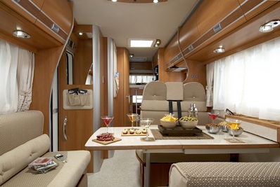 L'elegante interno del Laika Ecovip edizione 2010