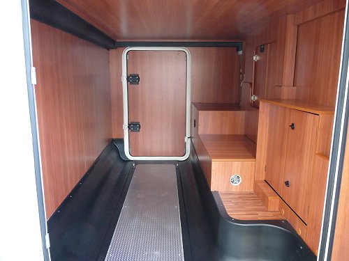 Minuziosamente curato anche il vano garage dei nuovi Laika X