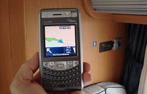 Il Pocket Loox T 830 in funzione 'navigatore'