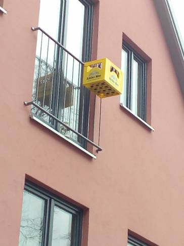 Memmingen , birra al fresco.