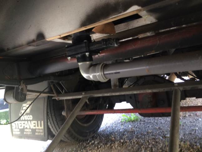 Uscita grigie con canalizzazione truma