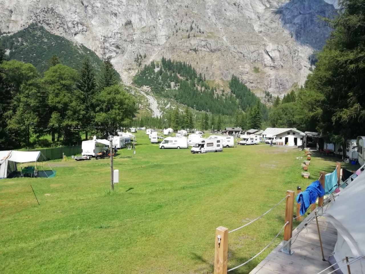 Campeggio Camping Hobo Val Veny a Courmayeur in Via Val Veny Loc
