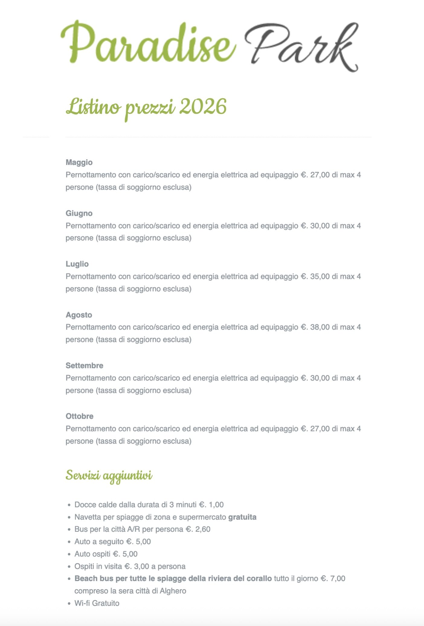 Listino