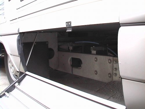 Lo spazio per il secondo serbatoio