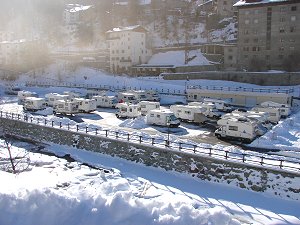 Lo splendido colpo d'occhio in inverno