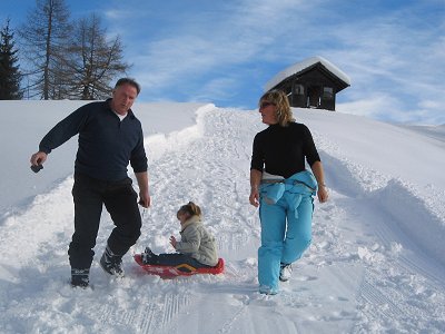 Rifugio Scarpa in inverno