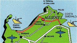 L'Oasi Gallura � sulla costa nord della Sardegna