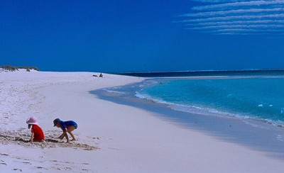Spiaggia sulla costa occidentale