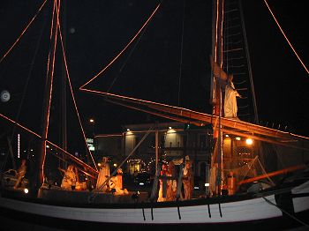 Presepe della marineria a Cesenatico