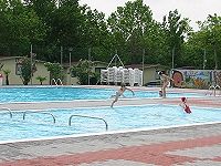 La piscina del camping Gasparina