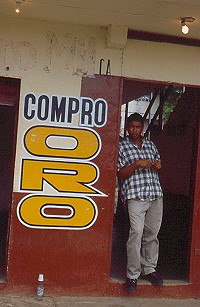 La zona dei garimpeiros