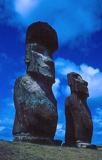 Moai, Isola di Pasqua