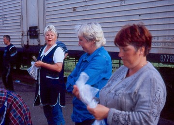 Venditrici ad una stazione