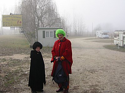 Moderatamente mascherati, partiamo dall'area di sosta 'Don Bosco' di Jesolo Lido