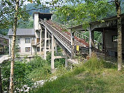 Gli edifici dove veniva lavorato il materiale estratto