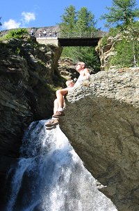 Le cascate di Lillaz