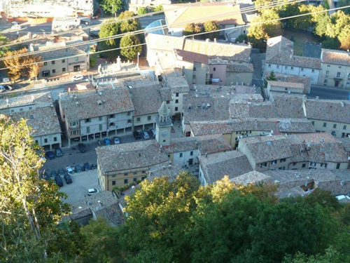 Borgo Maggiore dall'alto