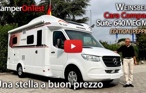 Video CamperOnTest: Weinsberg CaraCompact Suite MB 640 MEG EDITION [PEPPER]