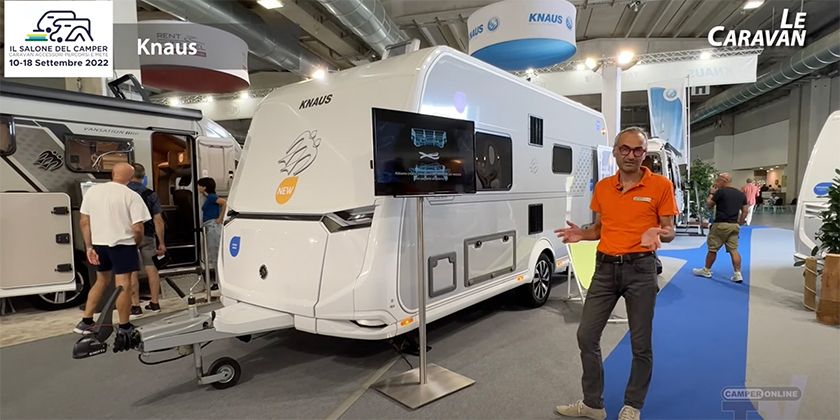 Le novità caravan di Knaus dal Salone del Camper di Parma 2022