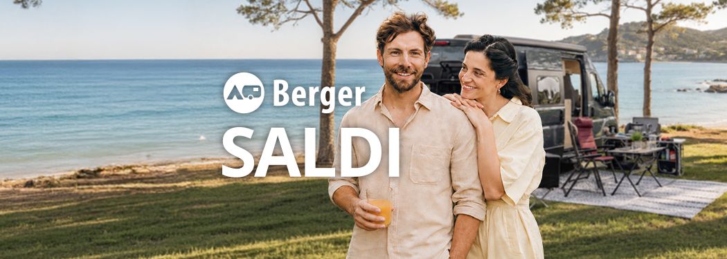 Berger Camping inaugura i Saldi Estivi: un mese di offerte per preparare le vacanze outdoor