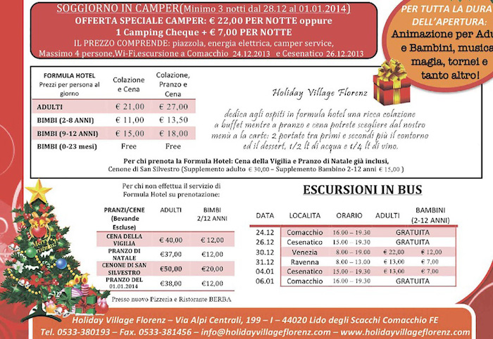 Capodanno 2014 al Camping Florenz